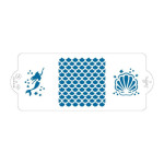 stencil per torta-sirena