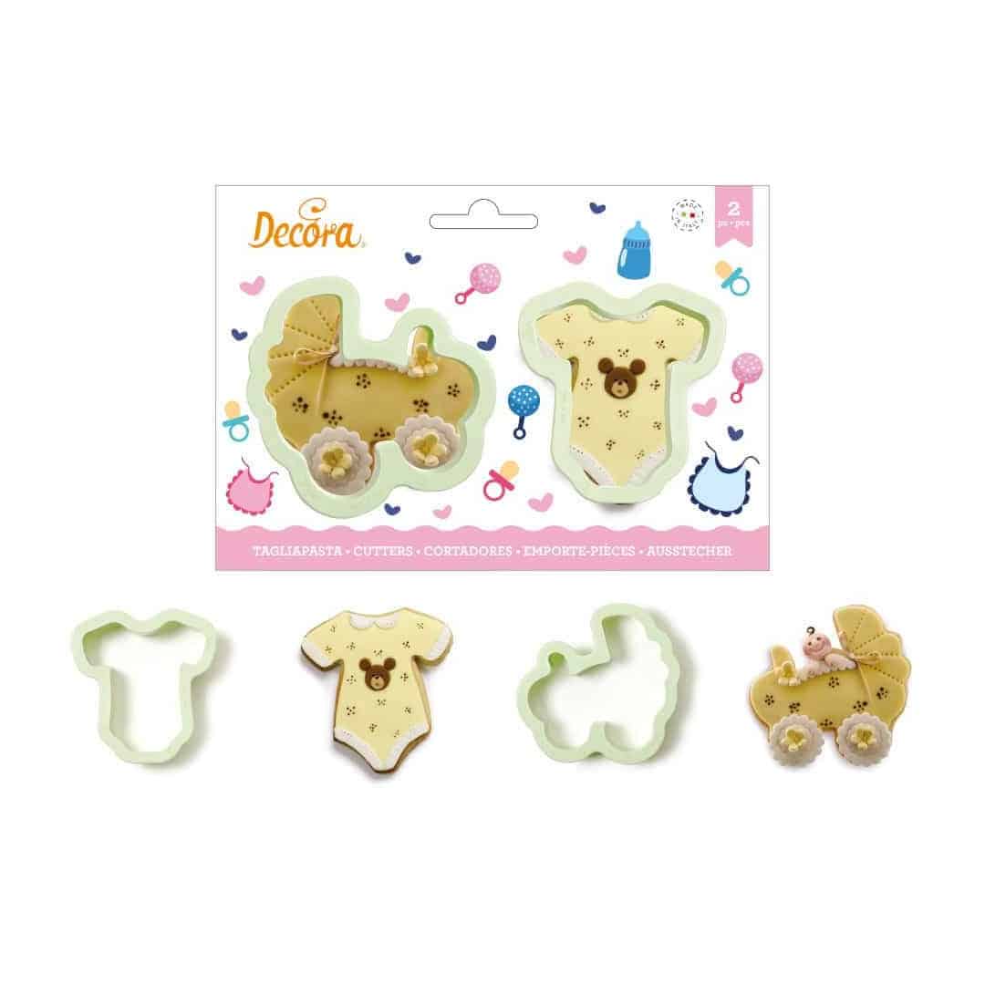 set di 2 taglia-pezzi per neonati