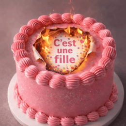 Materiali per la torta Burn Away: carta di riso, foto e decorazioni